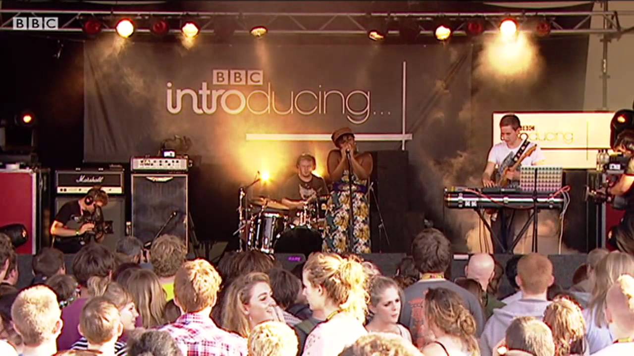 Kirk Spencer performing on the BBC Introducing stage at Reading 2011