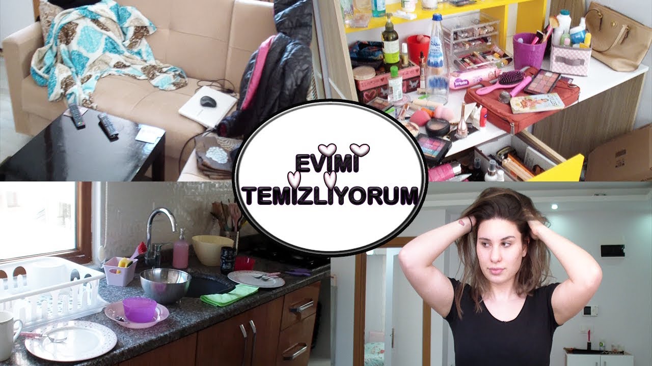 BİRLİKTE EVİMİ TEMİZLEYELİM + MİNİ EV TURU 💕