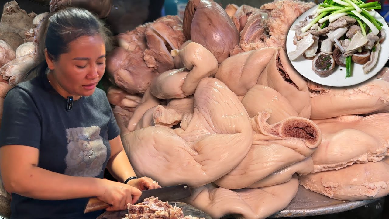 LÒNG LUỘC VỈA HÈ 50K NO CĂNG, LÀM DỒI HEO 3 ĐỜI THƠM NGON