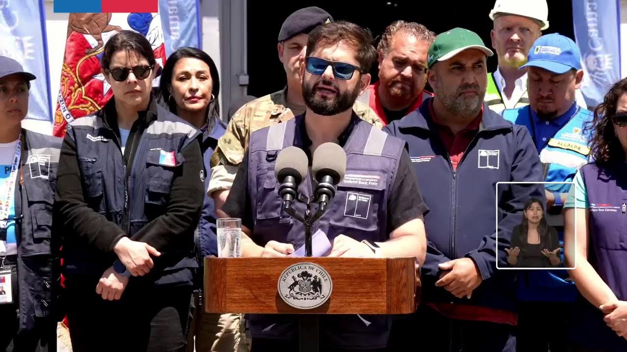 Centro de Acopio Isla Rocuant de Talcahuano: declaración del Presidente Gabriel Boric