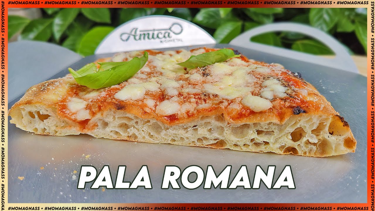 PALA ROMANA AD ALTA IDRATAZIONE,  CROCCANTISSIMA - Impasto diretto all'80%, cotta su piastra GiMetal