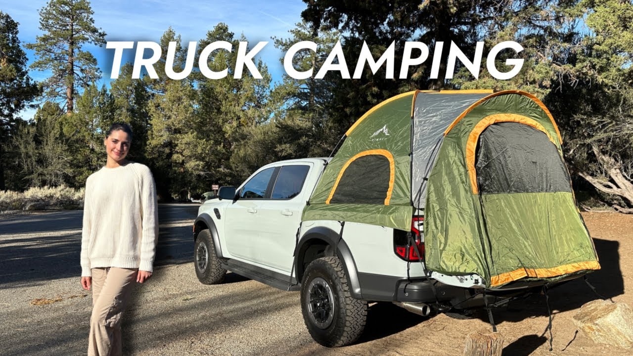 CAMPING IN BIG BEAR CA in our FORD RANGER RAPTOR