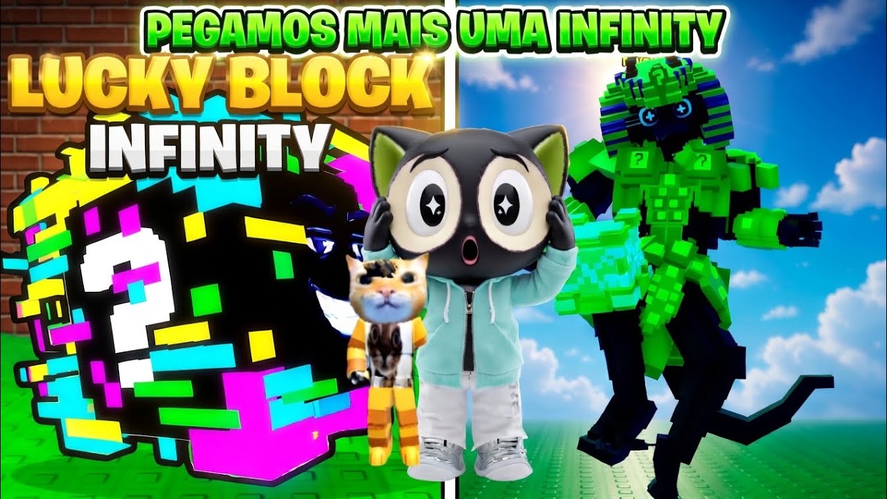 MAIS UMA LUCK BLOCK INFINITY / TSUNAMI PARA BRAINROT #roblox #fujadotsunami #jogos 