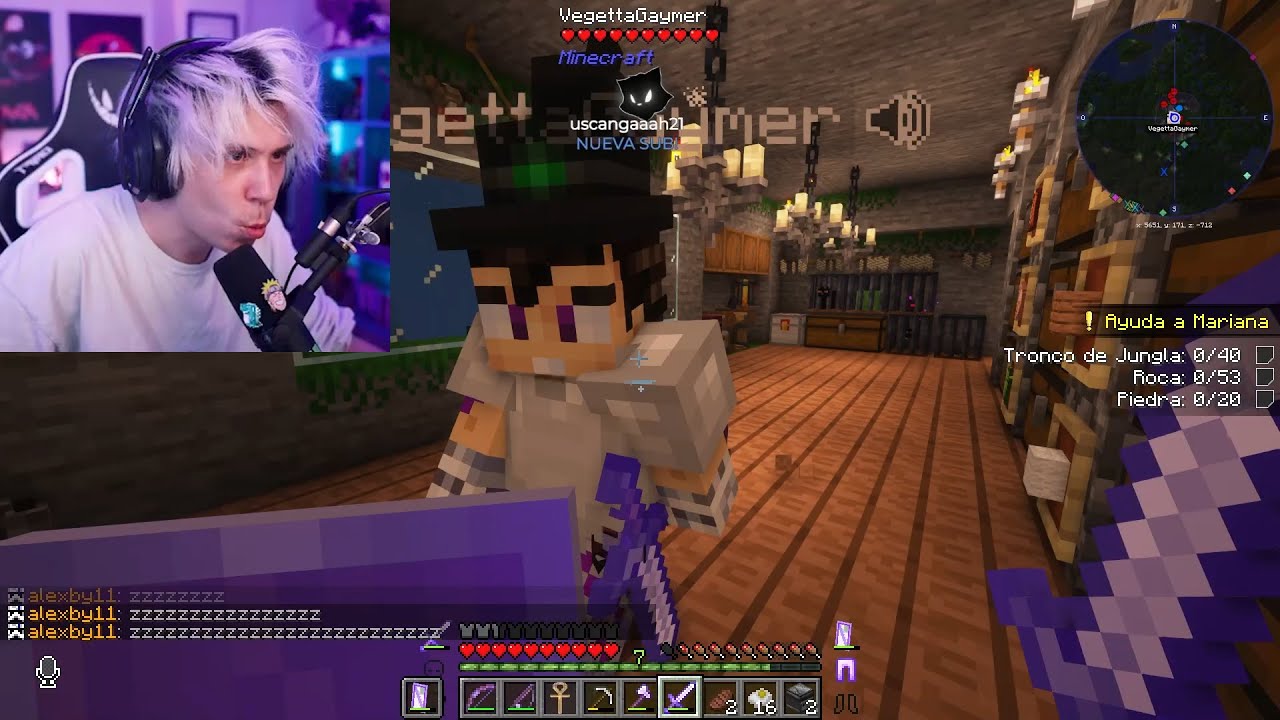 RUBIUS le da un besito a VEGETTA ❤ | Karmaland 5