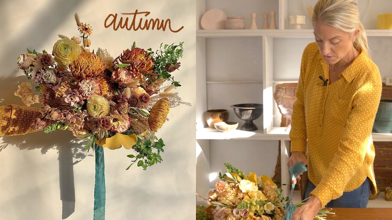 How to Make an Autumn Wedding Bouquet