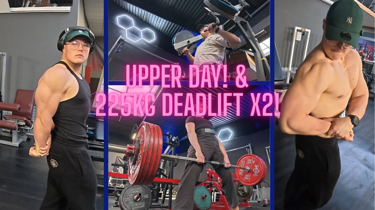 UPPER DAY IN PRIME STRENGTH & 225KG DEADLIFT VOOR 2!