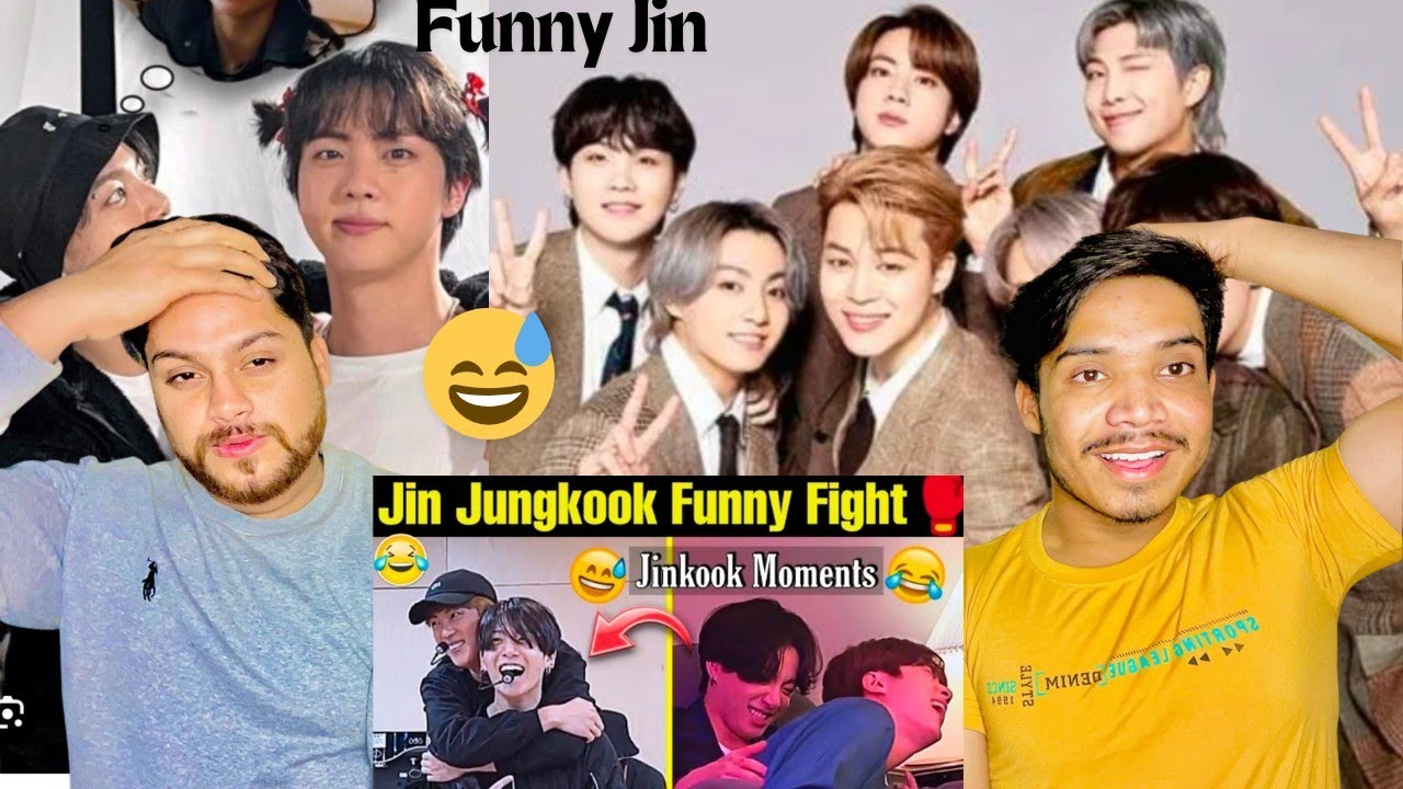 Jin And Jungkook Funny Edits 😅😂🤣 Reaction By 🇮🇳 Indian