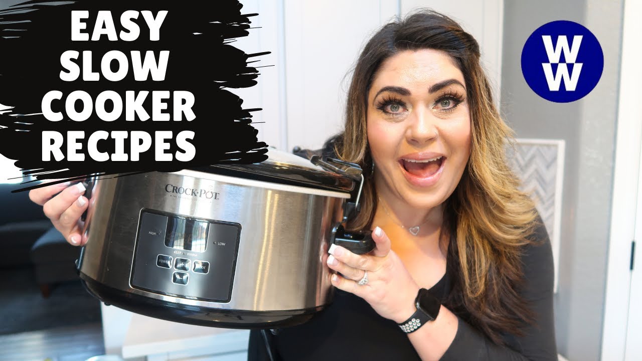 EASY WW SLOW COOKER RECIPES!! - DUMP & GO!! - WEIGHT WATCHERS!