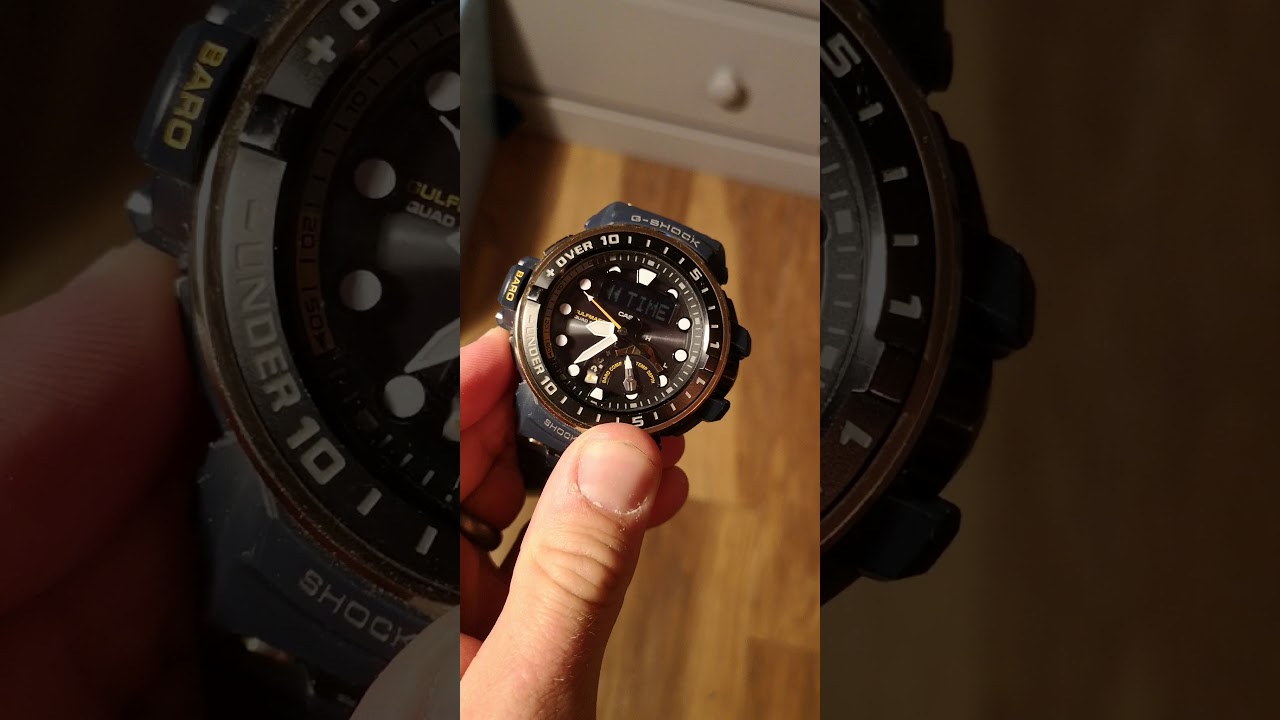 Casio G-Shock Gulfmaster GWN-Q1000 quad sensor watch overview