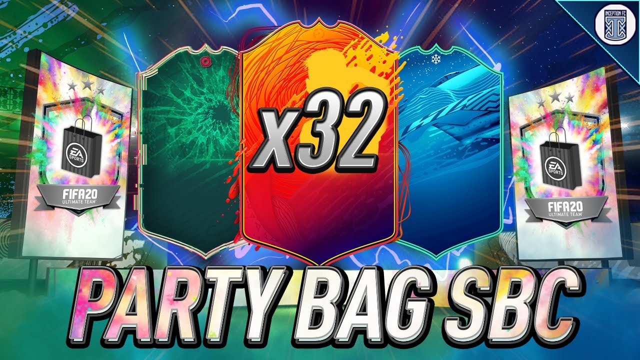 32X GUARANTEED BEST OF PARTY BAG 1 SBC PACKS! - FIFA 20 ULTIMATE TEAM