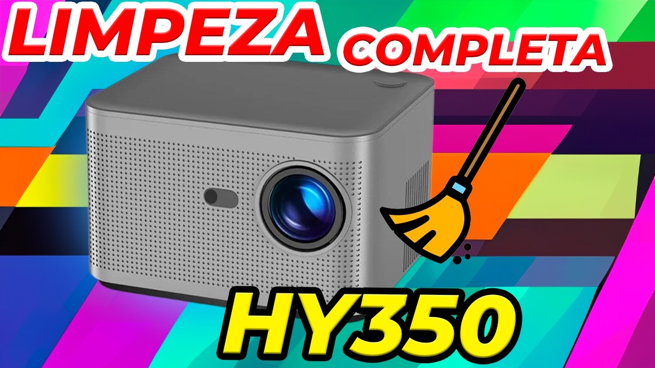 🧹PROJETOR HY350🧹 COMO LIMPAR AS LENTES!!! PASSO A PASSO clean teardown