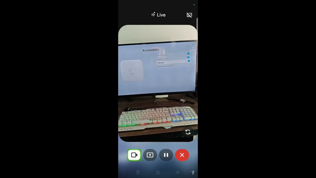 #jio air fibre set top box accessibility TalkBack screen reader how to use what's the truth