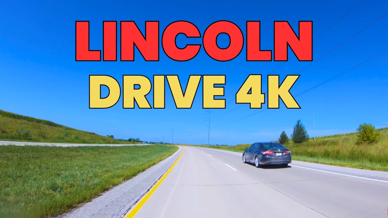 4k Driving Tour | Highway 2, Nebraska City to Lincoln, Nebraska, USA | Driving Through Nebraska