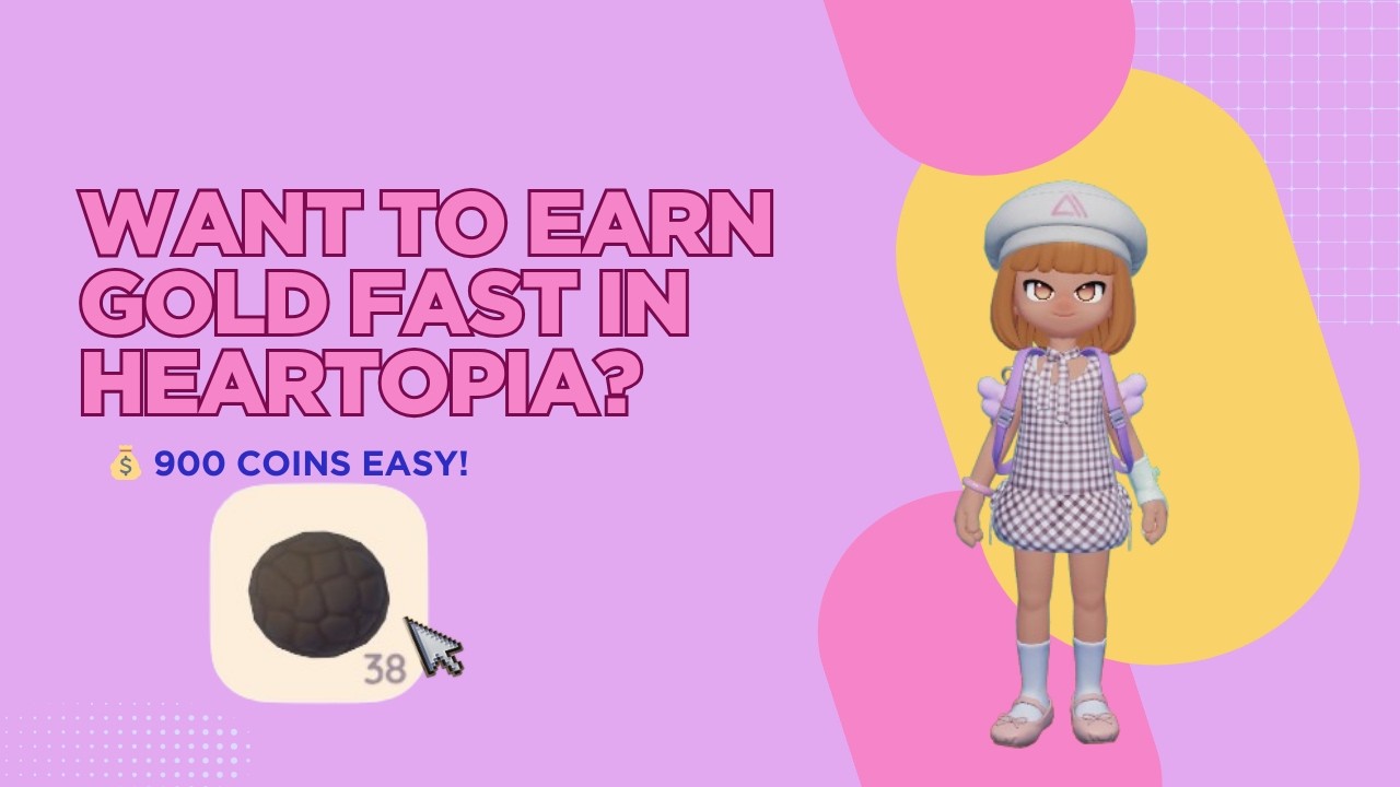 Want to Earn Gold FAST in Heartopia 💰 900 Coins Easy!