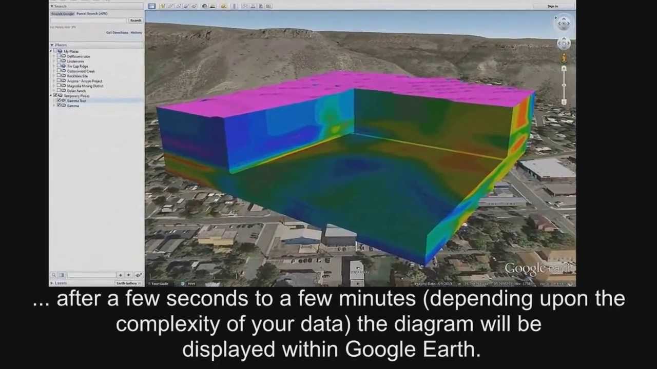 (RWM 11) How To Export Diagrams From RockWorks16 To Google Earth - Extended Version