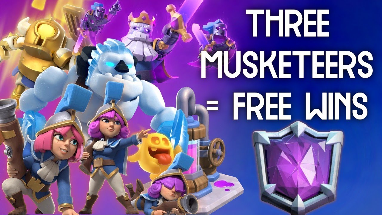 ЛУЧШАЯ КОЛОДА С ТРЕМЯ МУШКЕТЕРАМИ в Clash Royale (новый сезон)