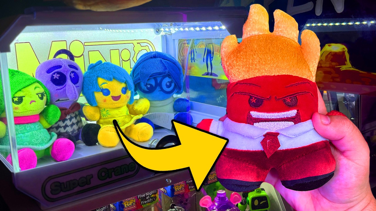 MINI Inside Out PLUSH Claw Machine