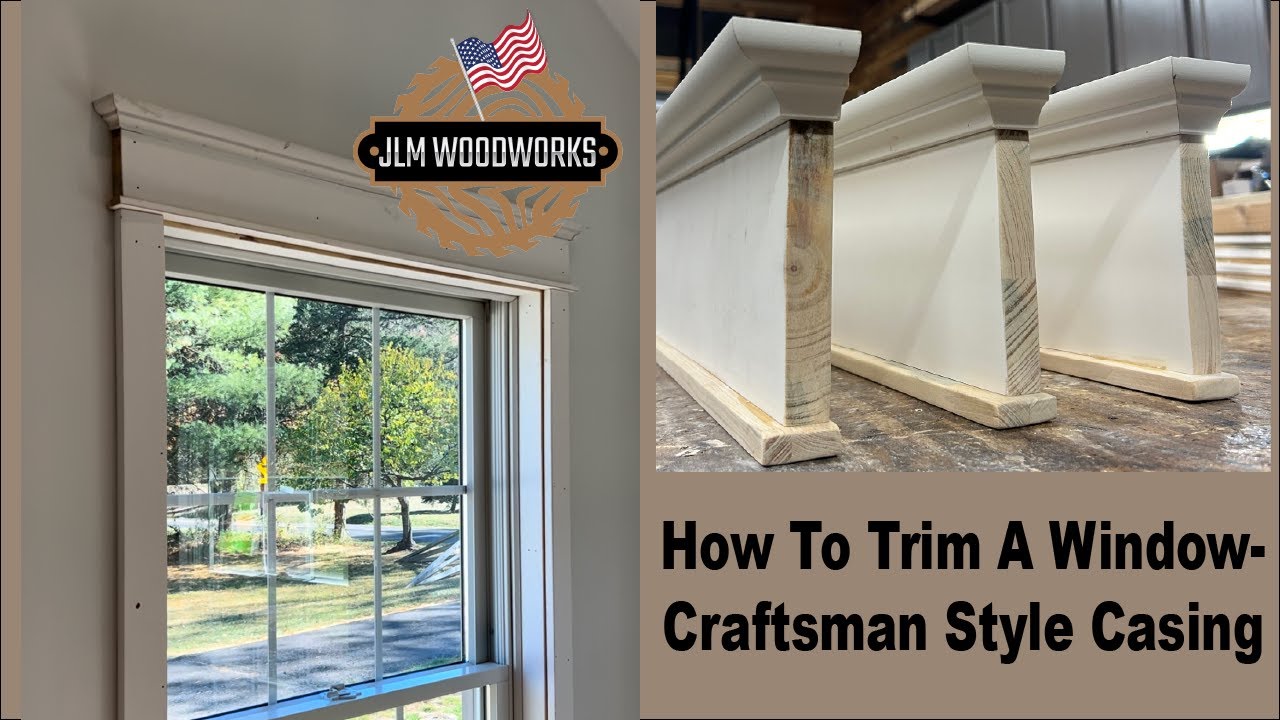 How to Install Craftsman Style Window Trim
