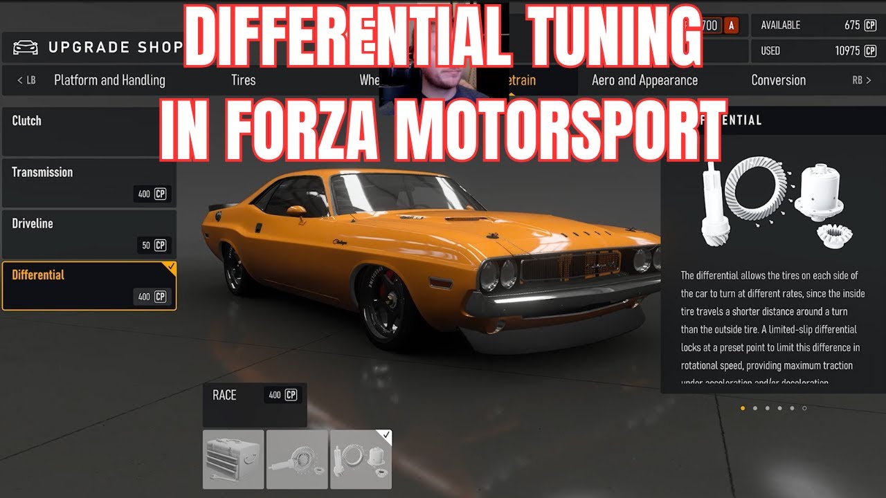 Руководство по настройке дифференциала в Forza Motorsport &mdash; задний, передний и полный привод (сов...