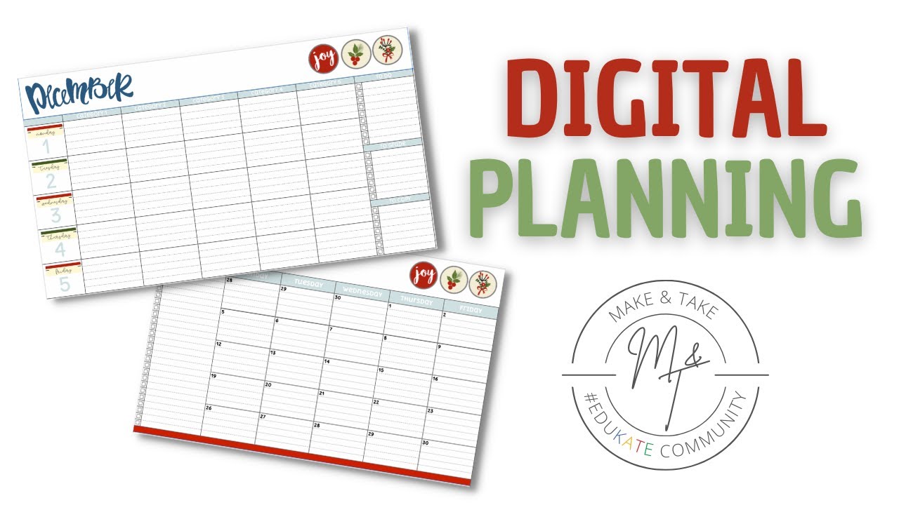 Make & Take: Digital Planning In Google Sheets