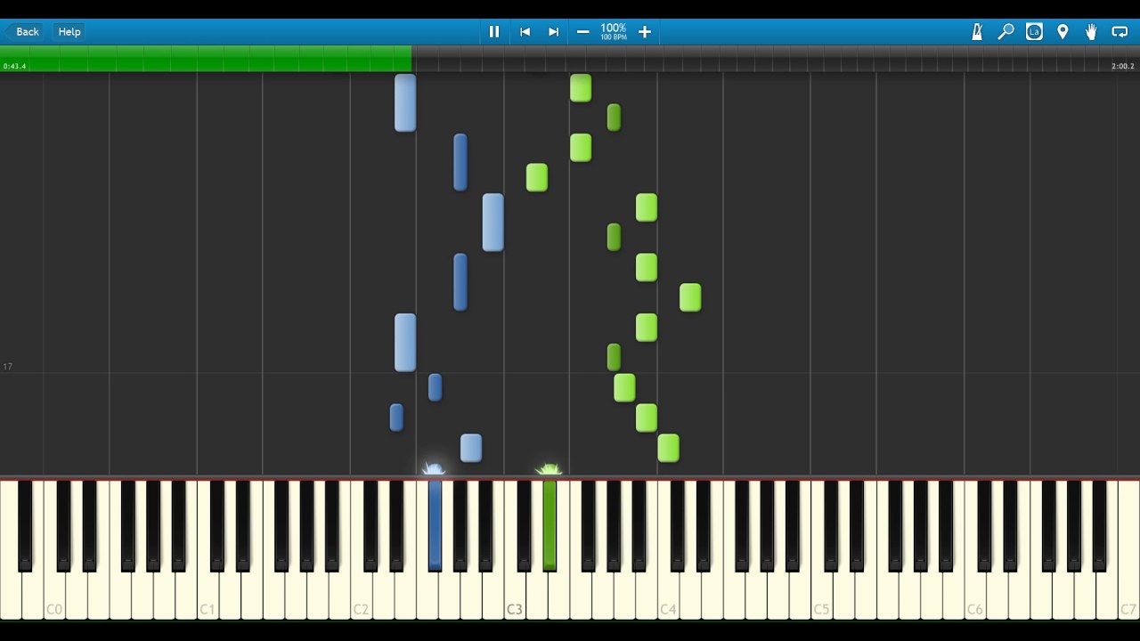 Piano Tiles 2 - Skilled Challenge (Synthesia) +MIDI
