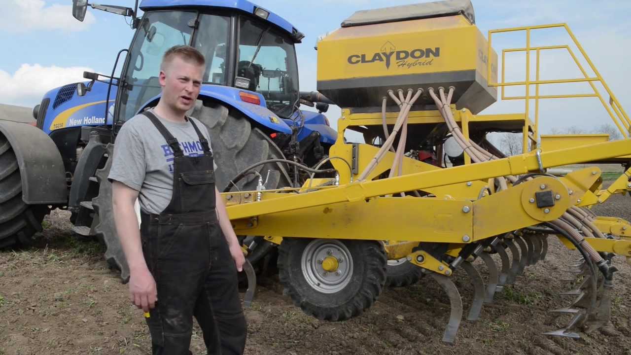 S&aring;ning med Claydon Hybrid (OptiTill)