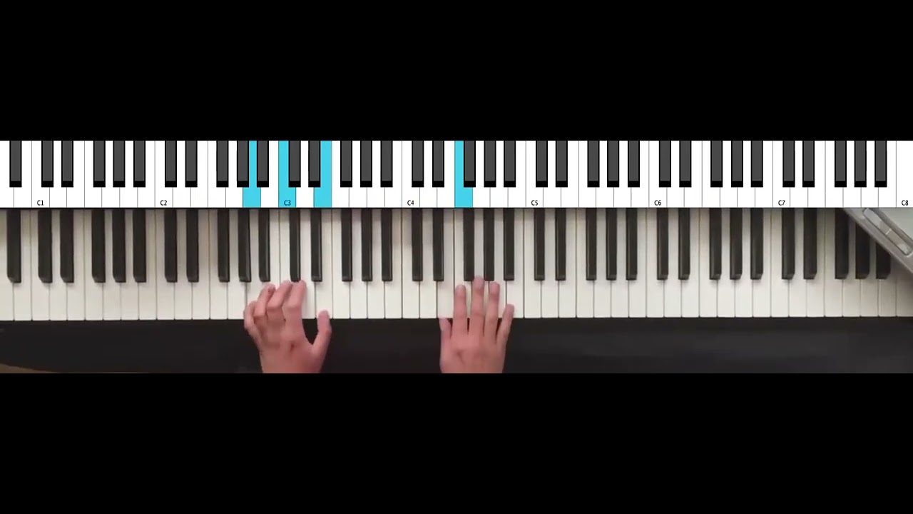 alma corazon y vida piano tutorial