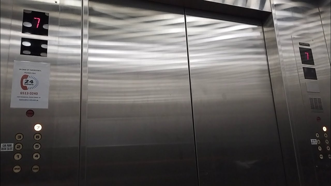 #フジテック #エレベーター Fujitec Exceldyne A3FGM Elevator - ESR BizPark @ Chai Chee Road, Block 750D
