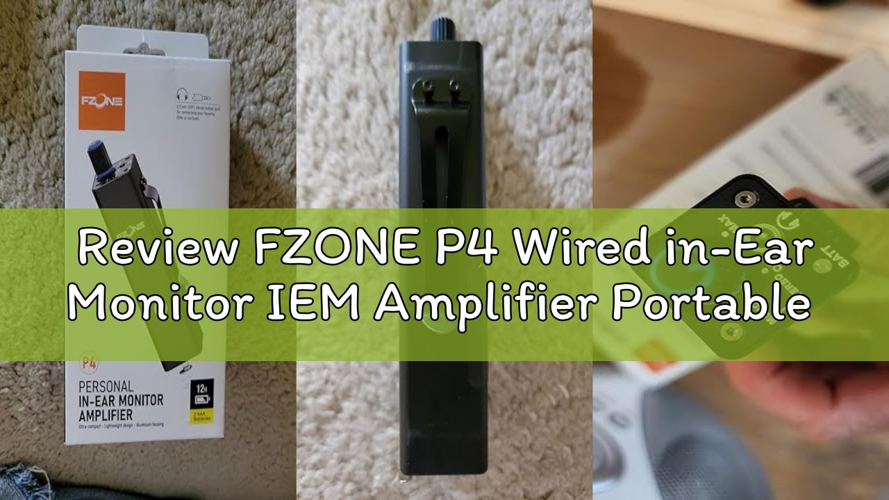 Review FZONE P4 Wired in-Ear Monitor IEM Amplifier Portable IEM Quickly Switch Stereo Mono for Drumm