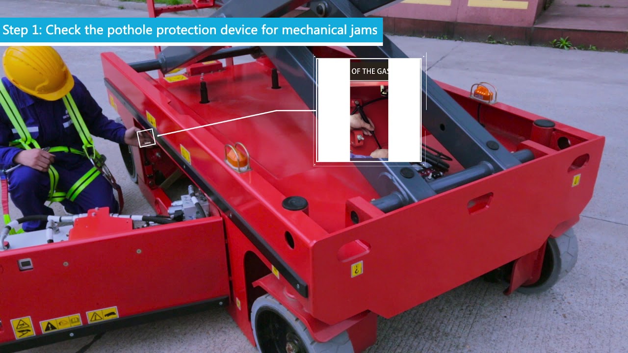 SINOBOOM | Scissorlift Troubleshooting: Pothole Protection