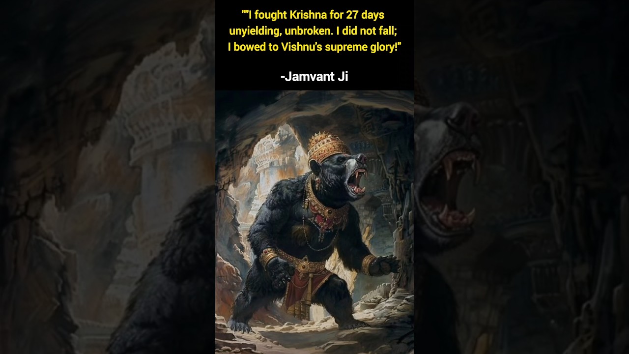 Shri Ram To Shri Krishna :-Glory Of Jamvant Ji🔥