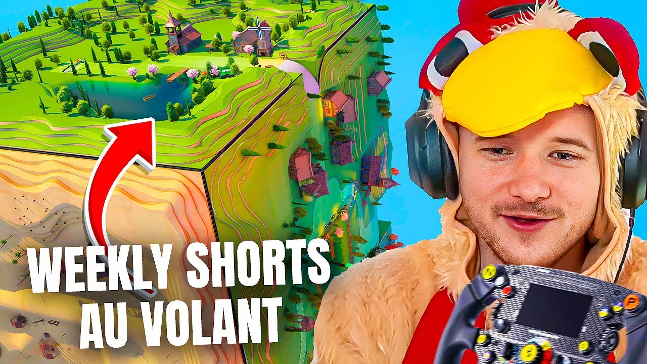 J'ai joué les WEEKLY SHORTS au VOLANT (et déguisé en poulet)