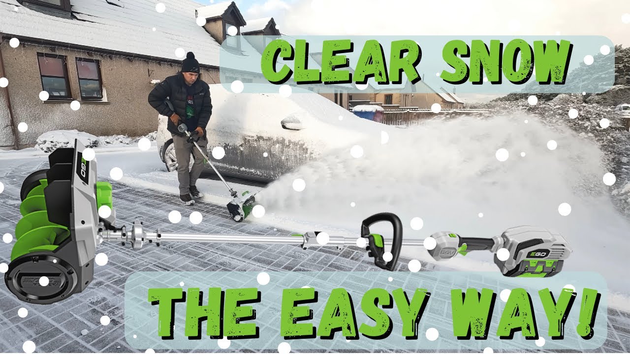 WOW! Clearing Snow with the EGO Snow Shovel
