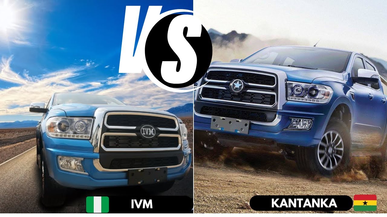 Kantanka vs Innoson Who Wins the Pickup Battle! (Kantanka Omama vs IVM Granite)