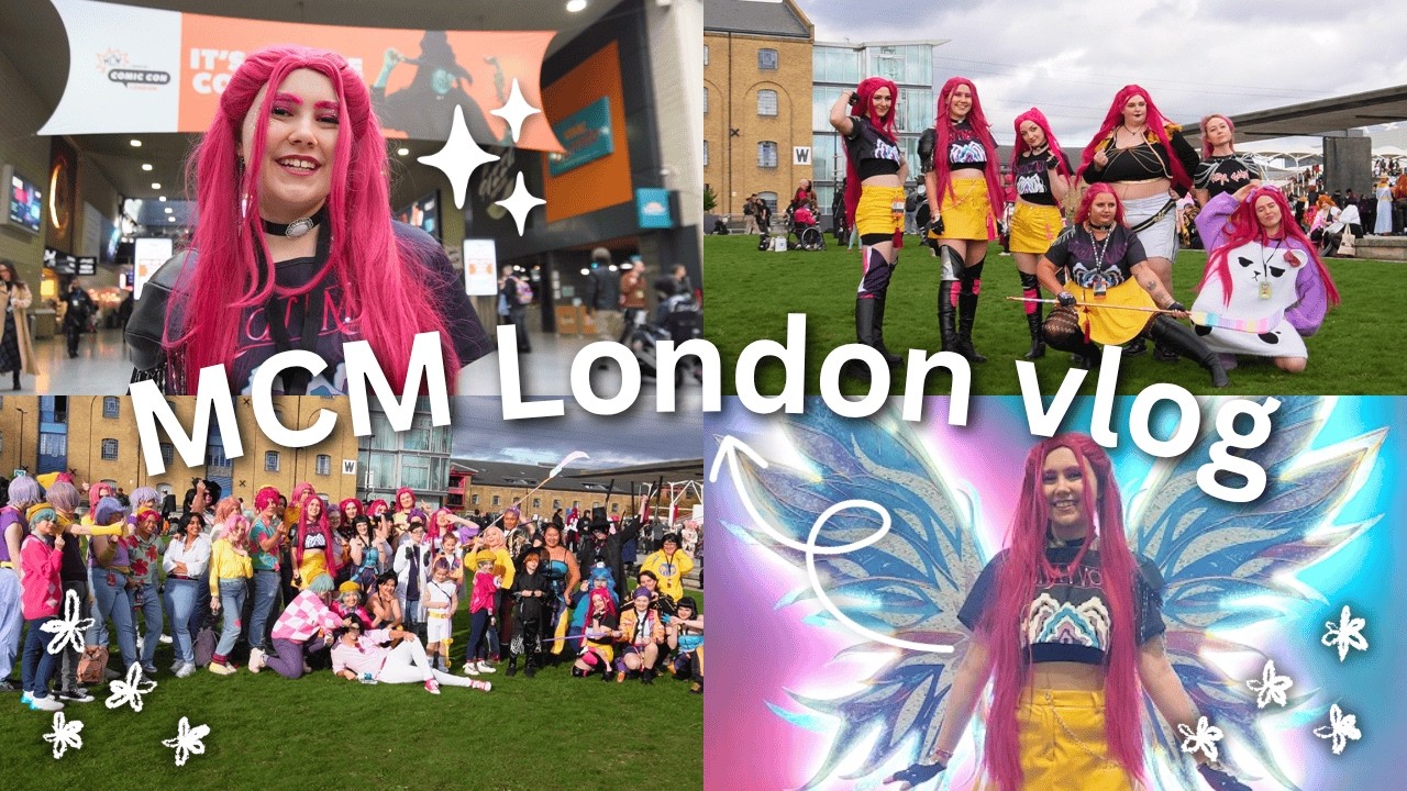 Косплей KPOP DEMON HUNTERS на MCM London!! (видеоблог Comic Con)