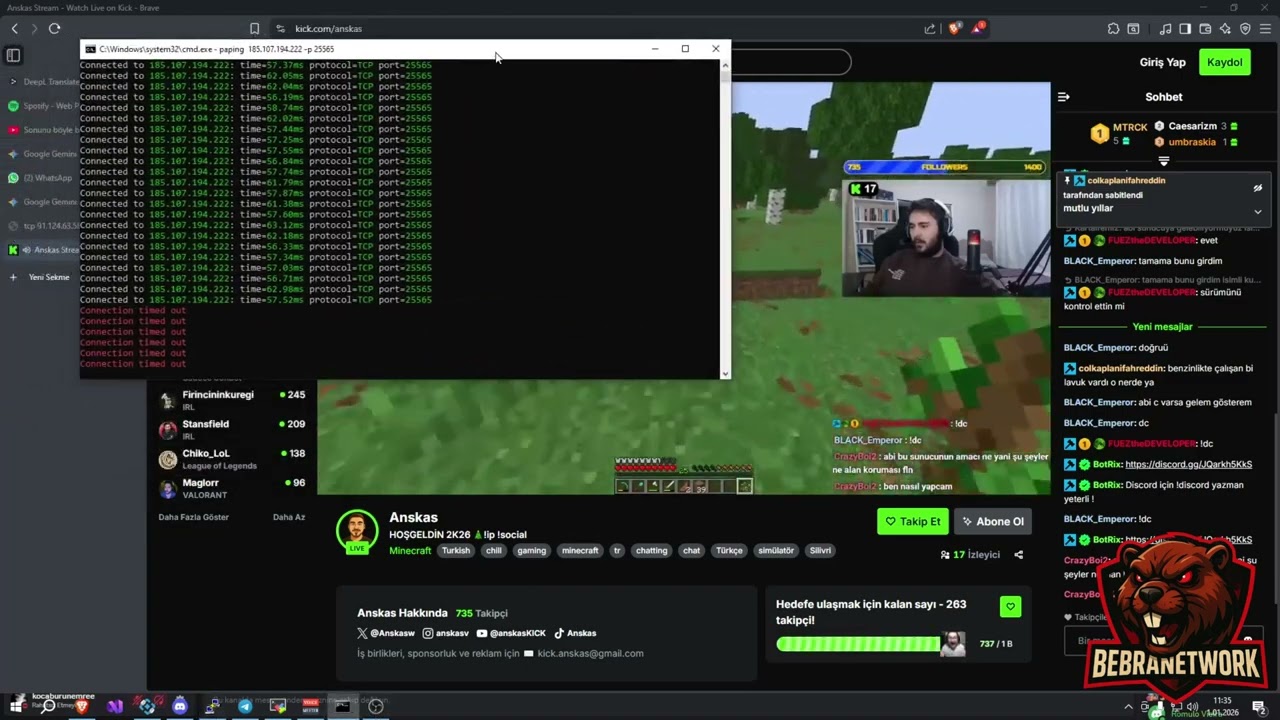 BebraNetwork vs Anskas MC | C2 SHOWCASE | BEST BOTNET / C2 / API CHEAP PLANS! | MINECRAFT SERVER GG