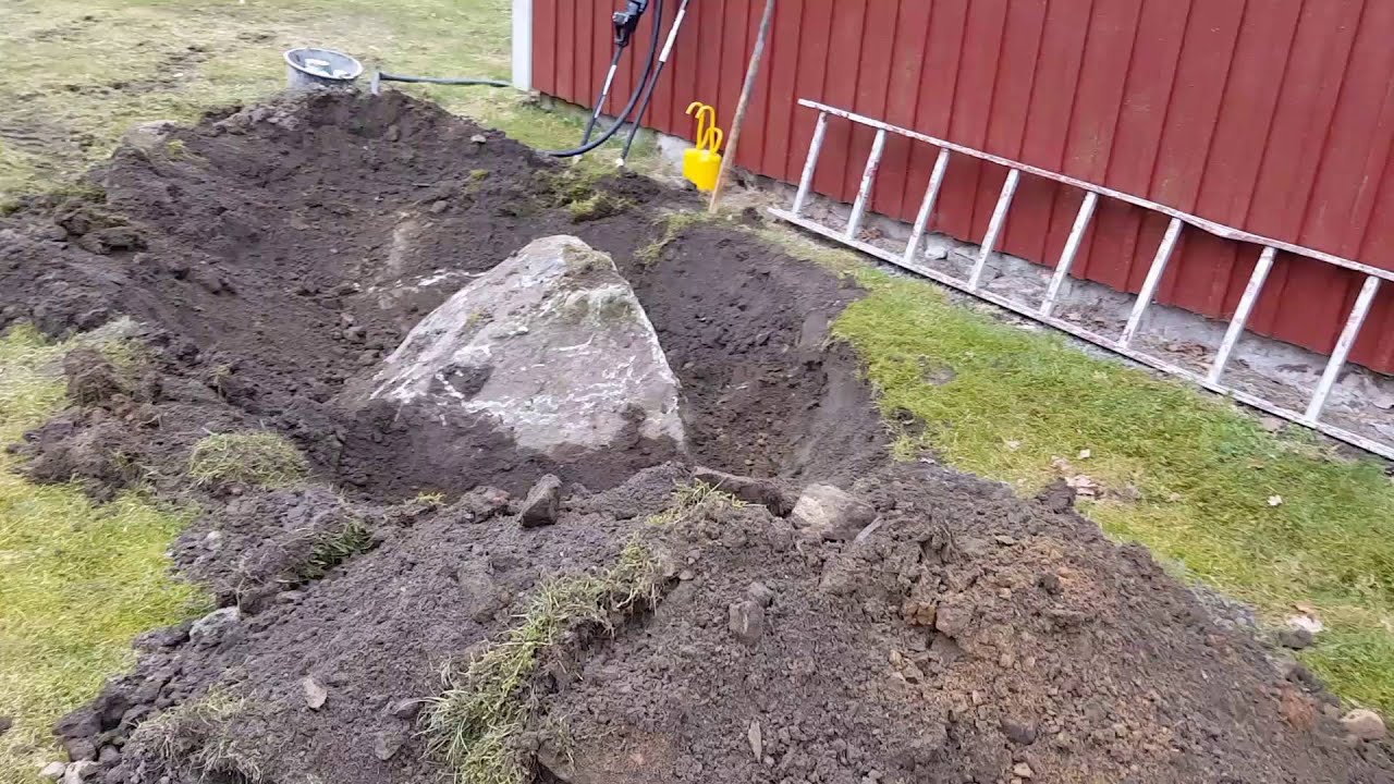 Spräckning med hydraulisk spräckcylinder
