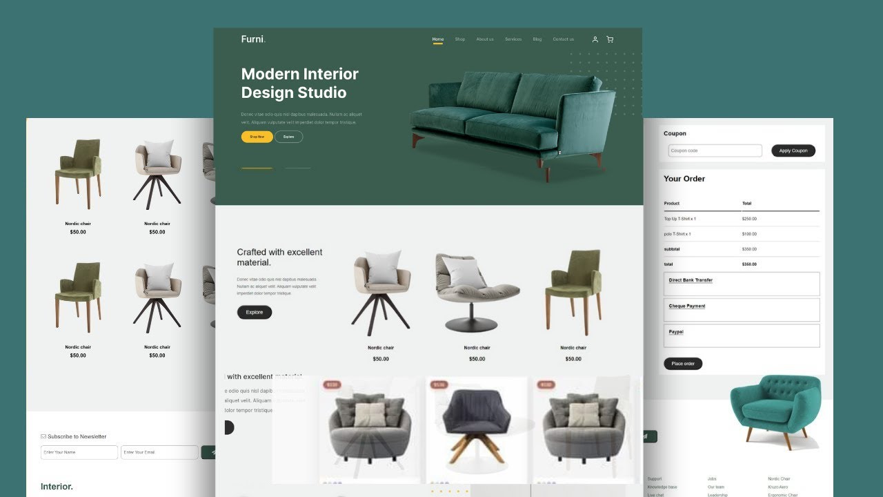 Responsive E-Commerce Website Using HTML CSS And JavaScript#freesourcecode#video#viralvideo #website