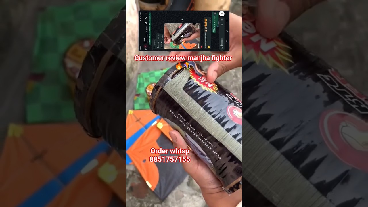 mono kite fighter manjha unboxing 🪁😍