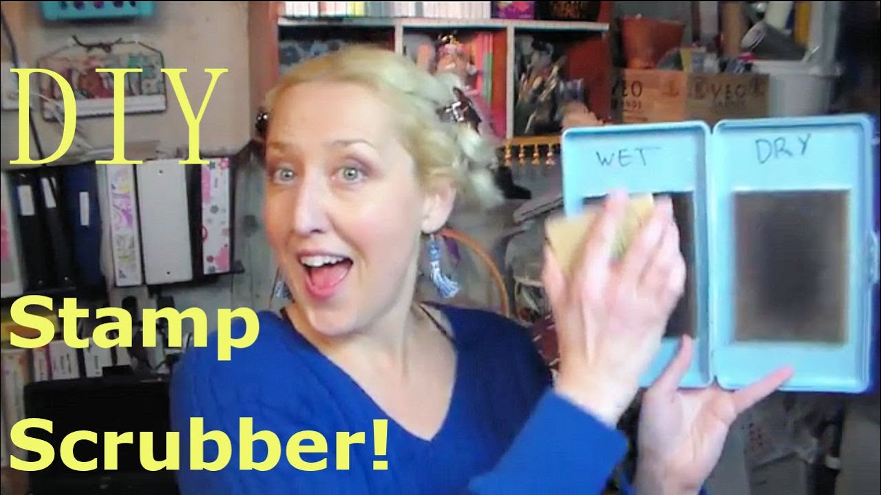 DIY Stamp Scrubber