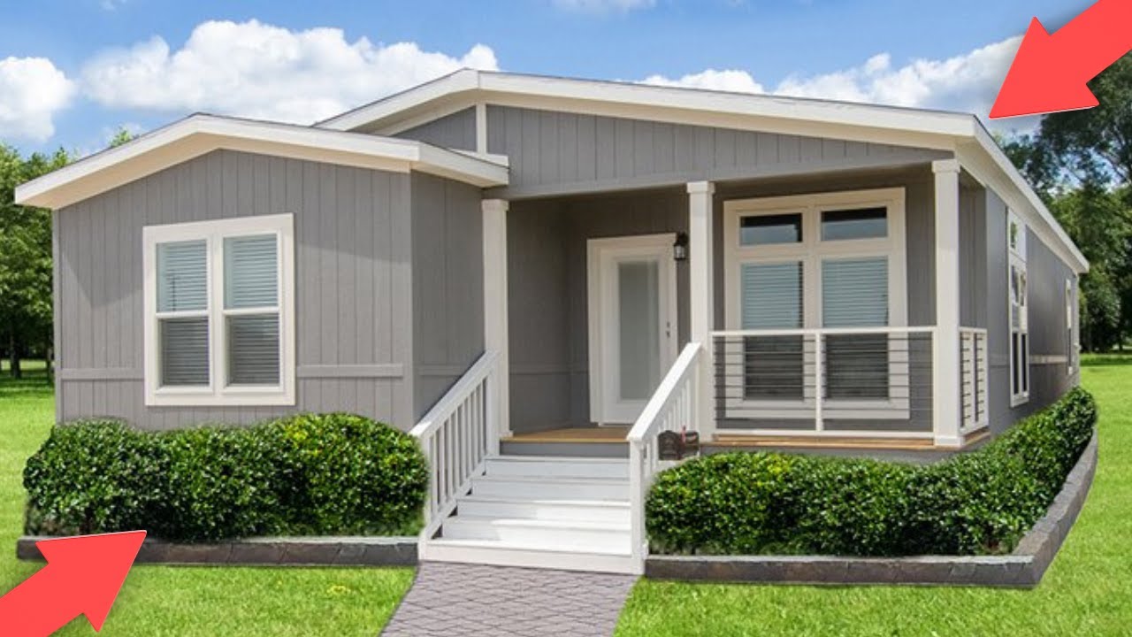 Such a UNIQUE & LUXURIOUS mobile home! Double porches on this double wide! Home Tour
