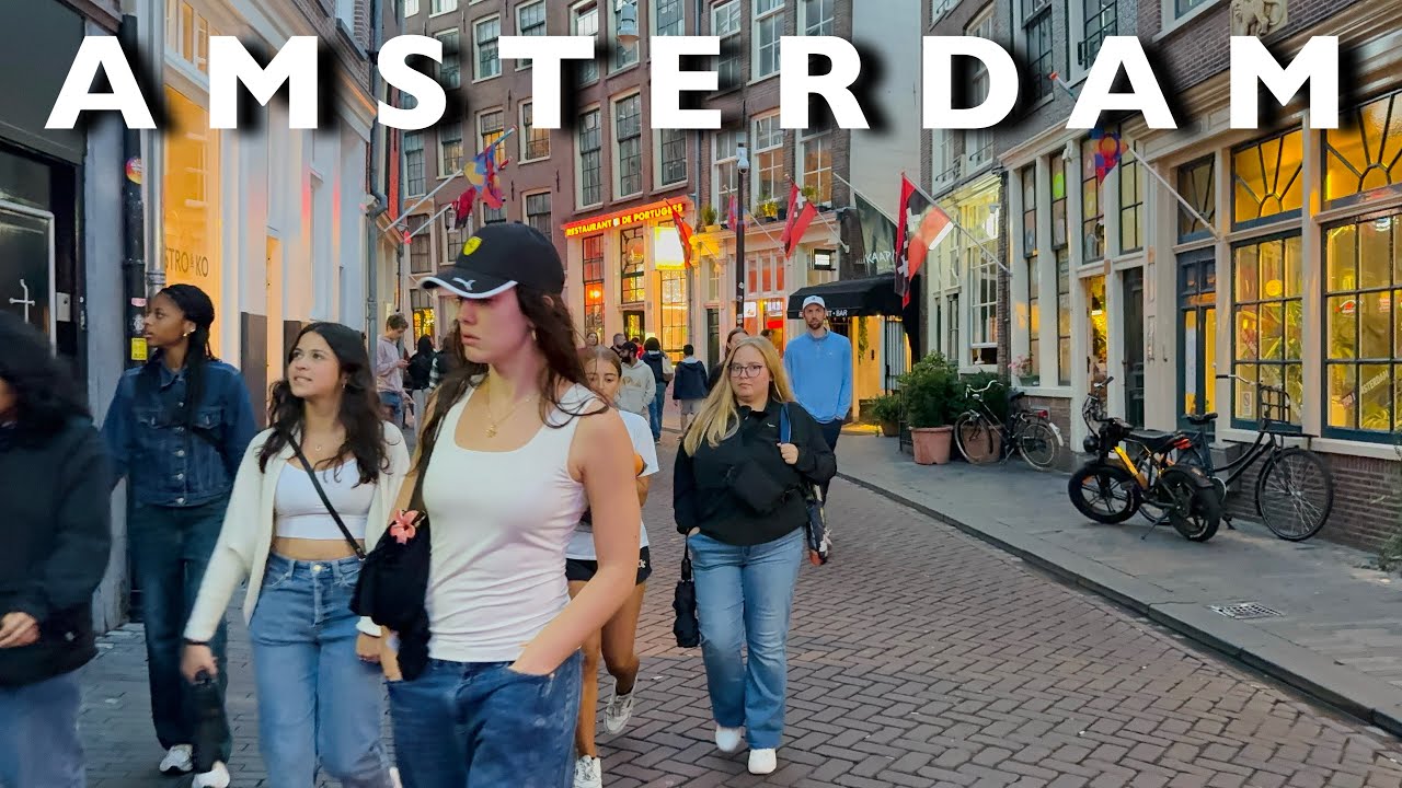 [4K]AMSTERDAM-Amazing Evening Walk In The Beautiful Amsterdam| Relaxing Evening with Amazing Vibes🇳🇱