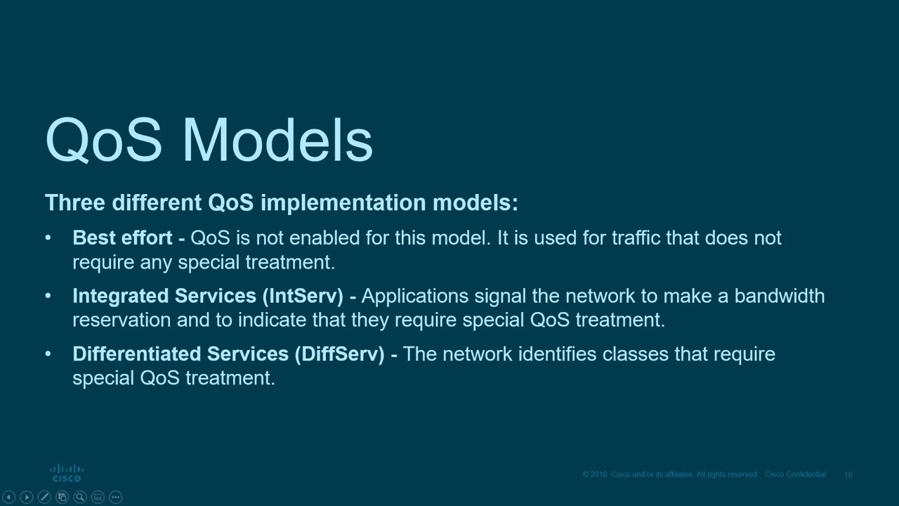 Cisco CCNPv8 - ENCOR - Chapter 14 - QOS