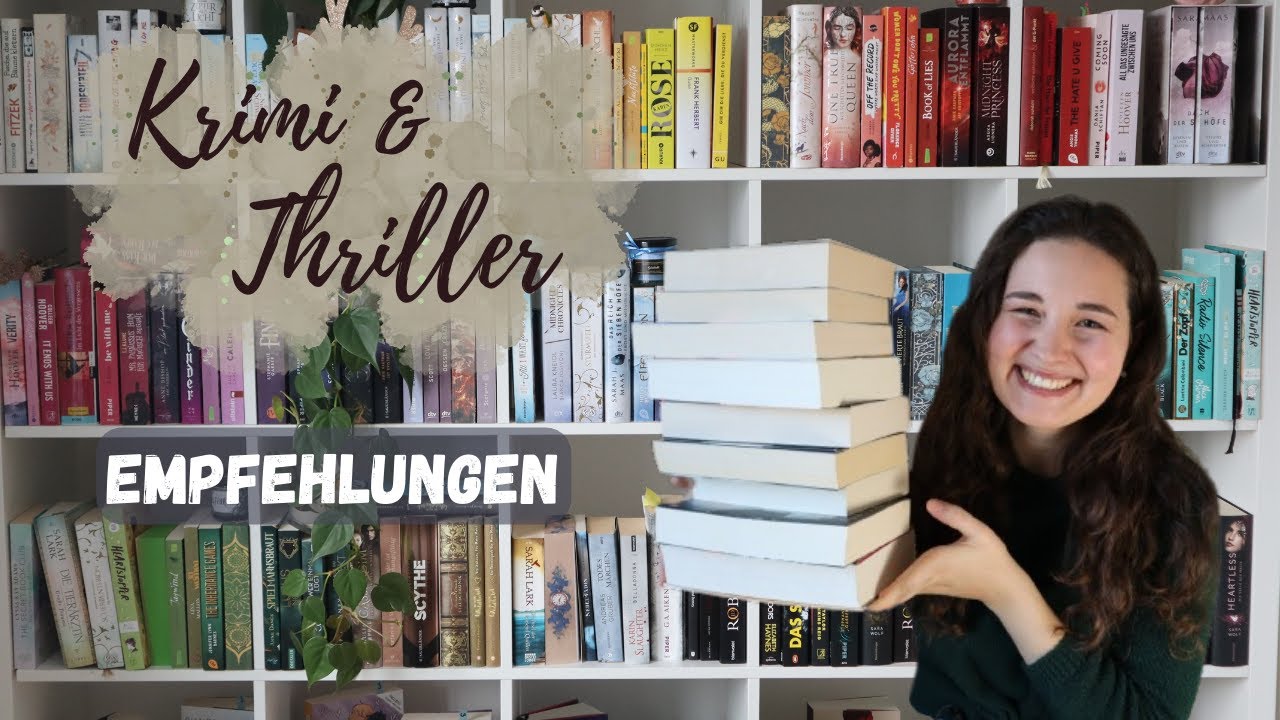 Krimi und Thriller Empfehlungen 🔍💥| Über 20 Empfehlungen! |RiasSoulWords