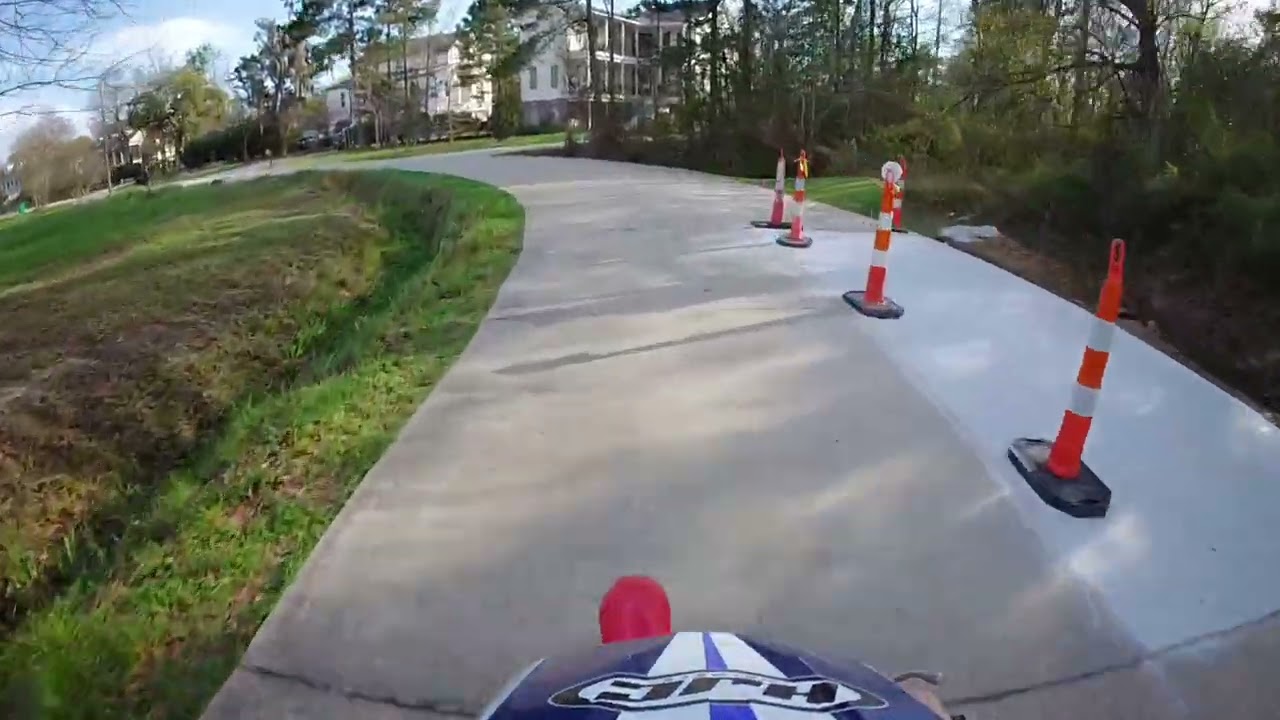 Nieborhood ride on Honda 100