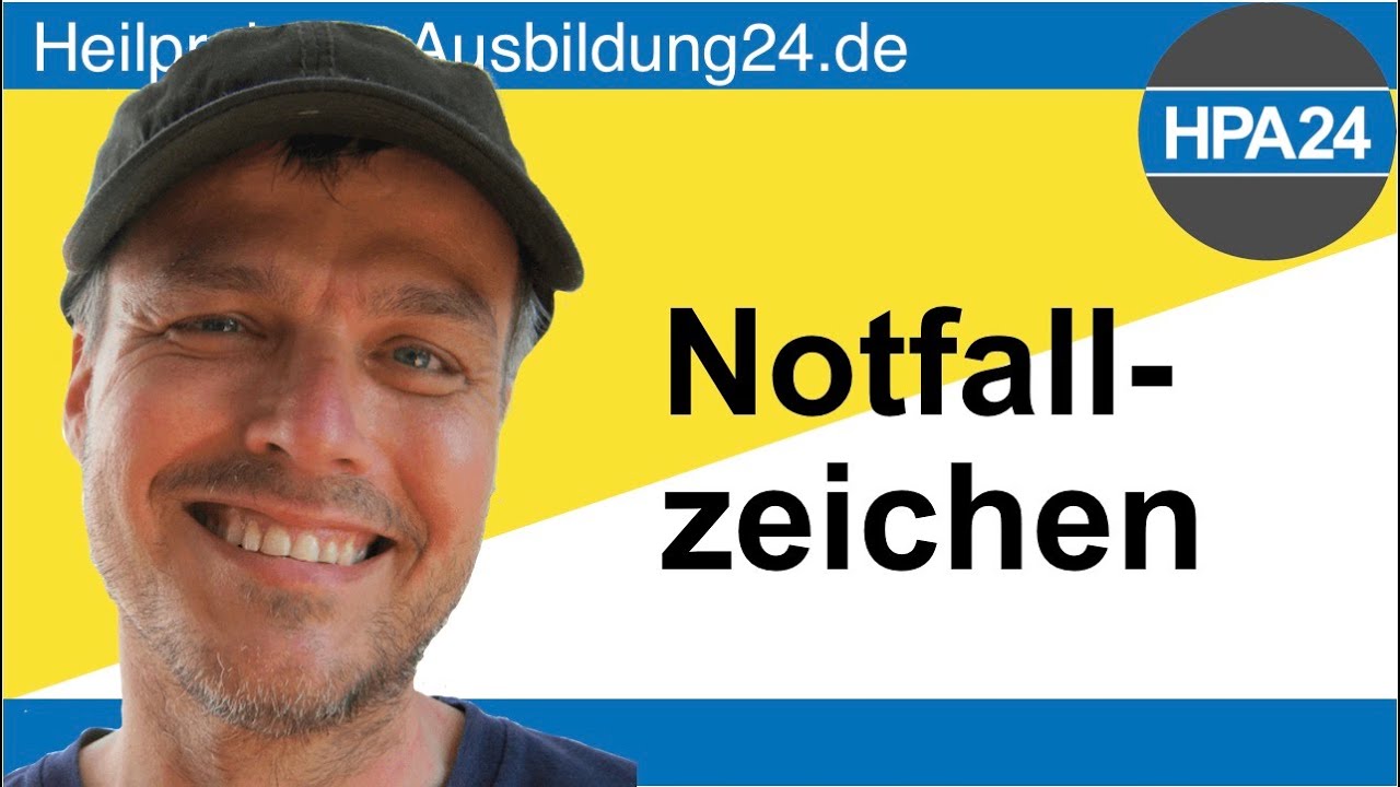 Die Notfallzeichen in der Heilpraktikerprüfung