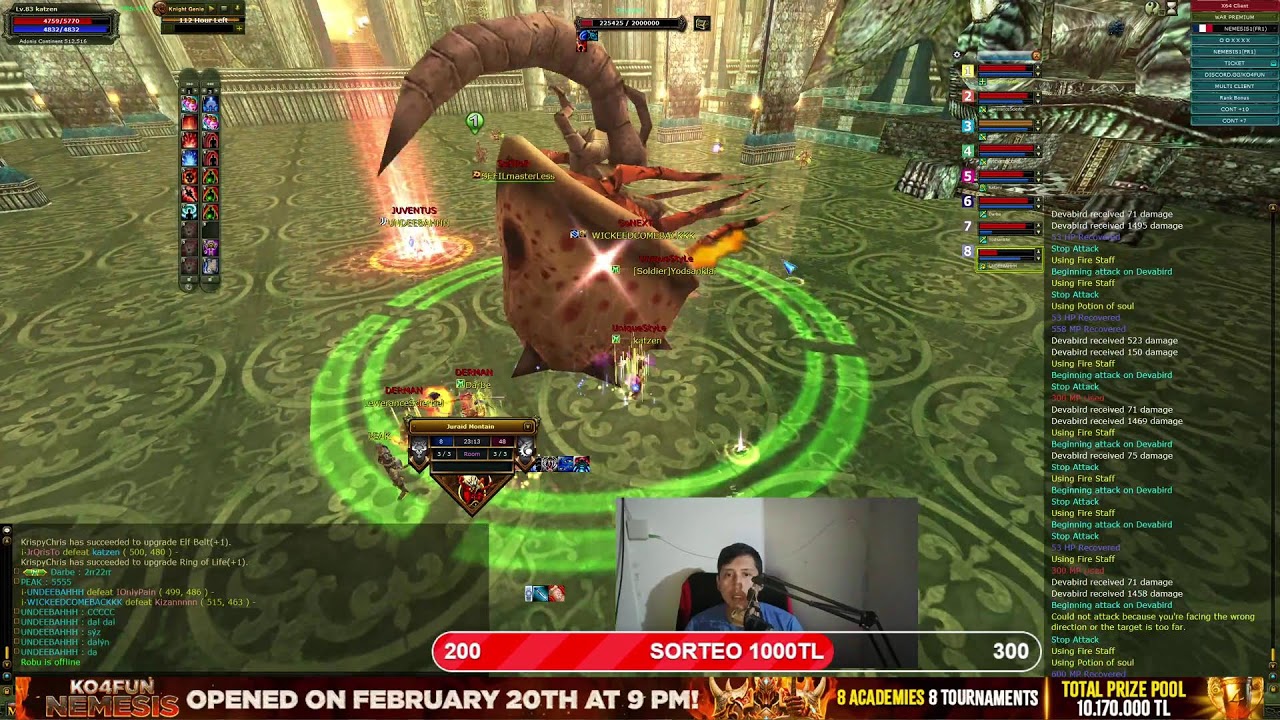 #KO4FUN  Server Nemesis #knightonline