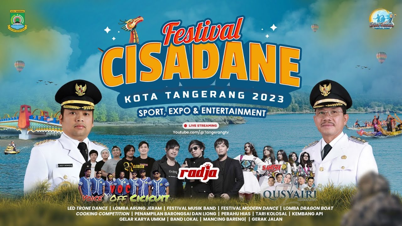 LIVE - Festival Cisadane Kota Tangerang 2023