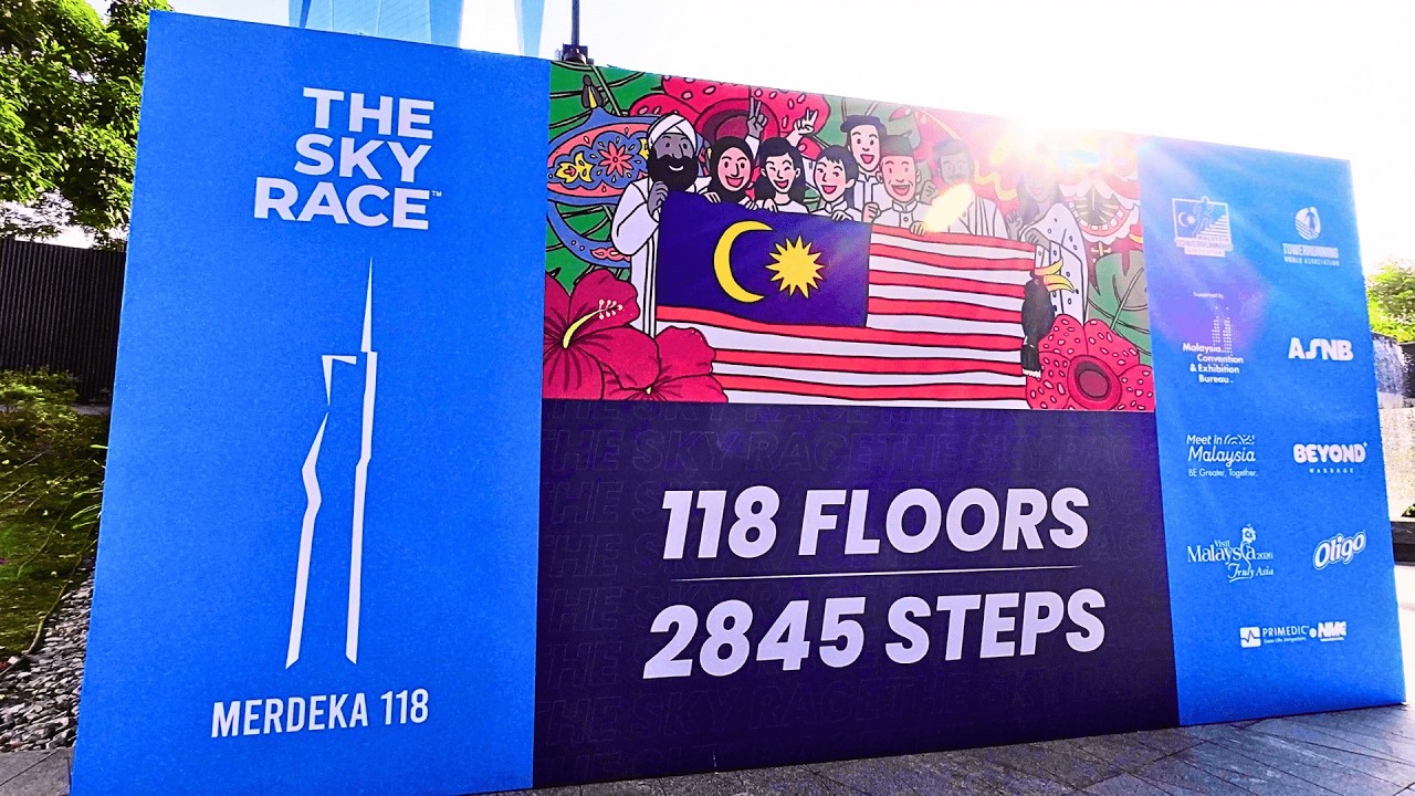 Merdeka 118 first-ever Sky Race - with panoramic views from the top on 118th Floor