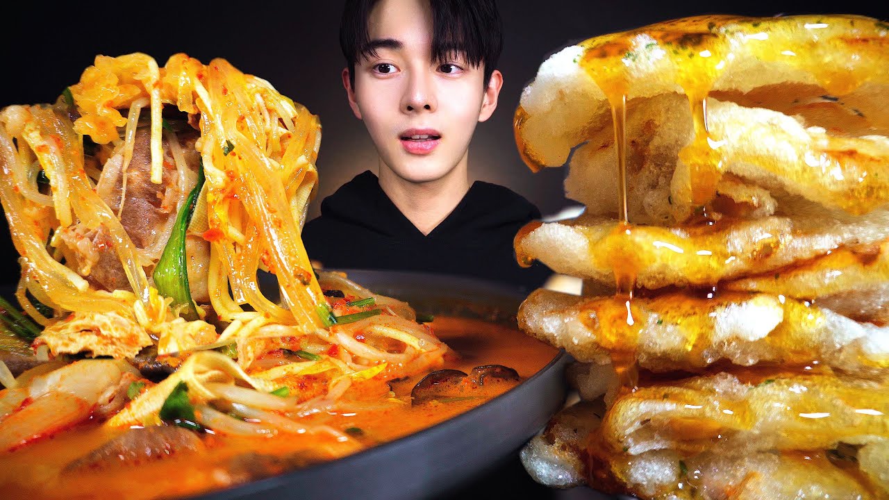 ASMR MUKBANG| 얼큰한 마라탕 분모자 중국당면  꿔바로우 리얼사운드 먹방🔥 SPICY BEEF HOT Maratang&guobaorou Mukbang ASMR